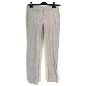 Calvin Klein Grey Womens Pants Business Work Office Size 2 Etched Pattern Pocket